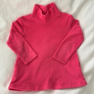 Dudley Stephens kids neon pink Vello fleece tunic with pockets